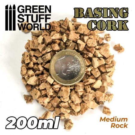 GSW: Základová korková drť - Hrubá- 200 ml (Basing Cork Grit - THICK - 200 ml)